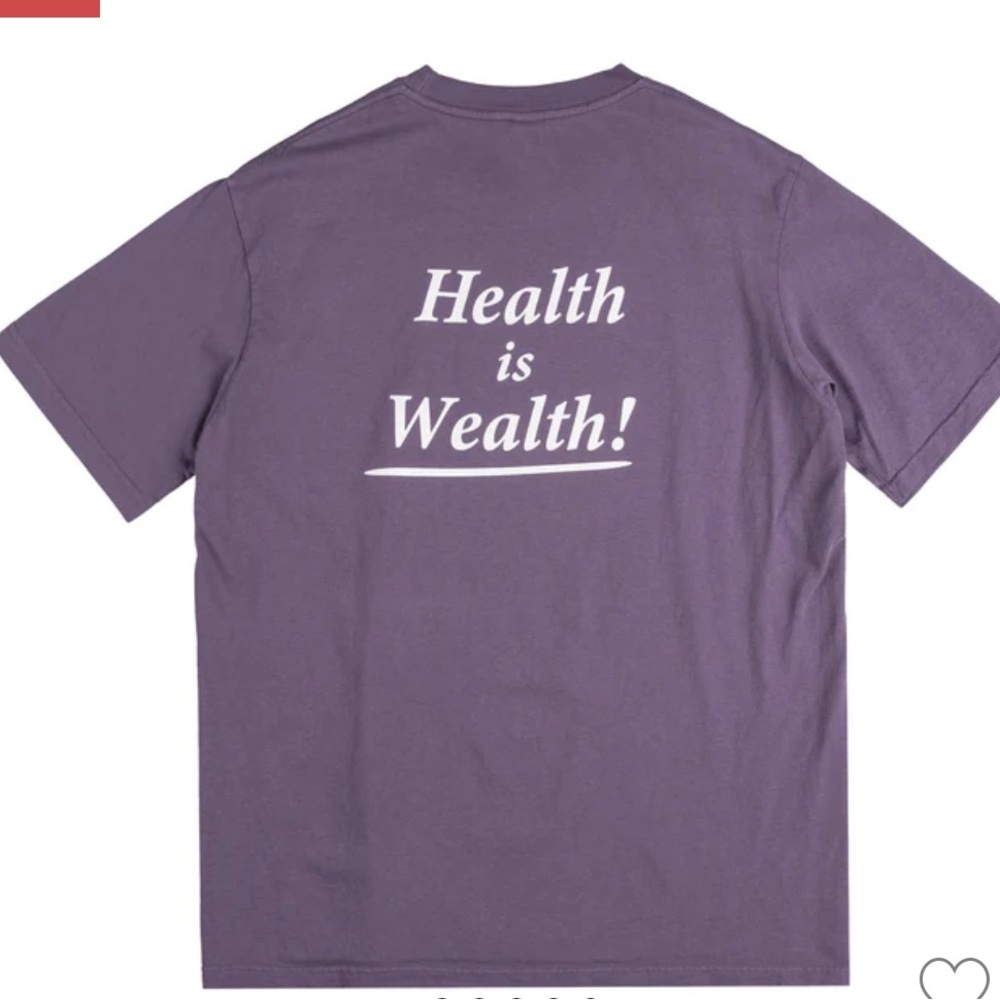 Sporty & Rich Health Is Wealth T-Shirt View 2